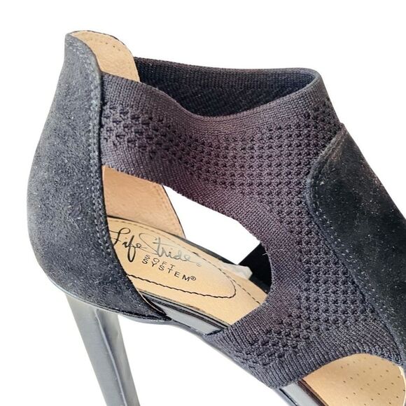 LifeStride Keiko Black Ankle Strap Sandals size 8. - Picture 6 of 10